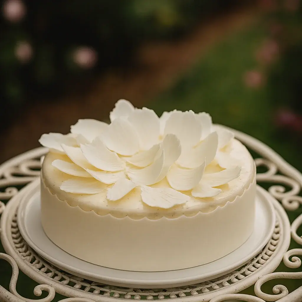 Coconut & Strawberry Cake
