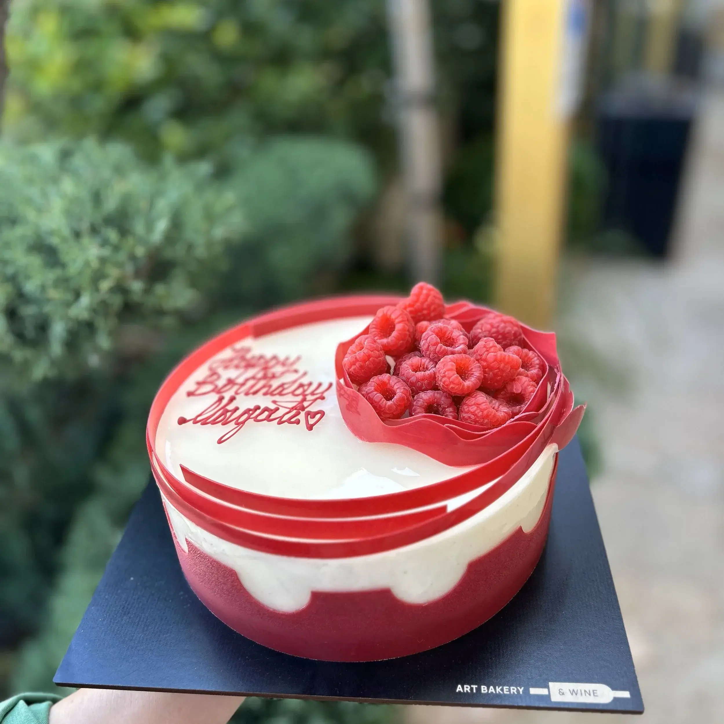 Raspberry & Lime Cake